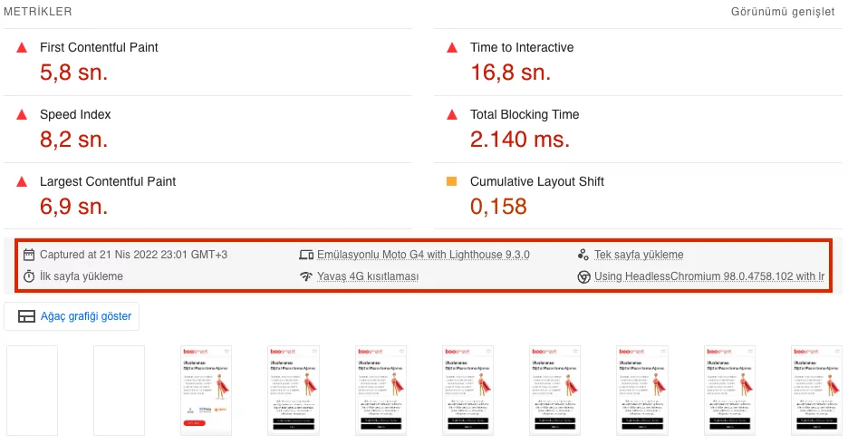 google-pagespeed-insights-lab-data